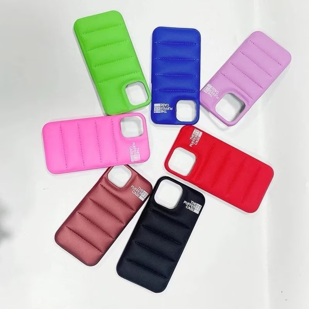 iPhone puffer/north face cases for all models